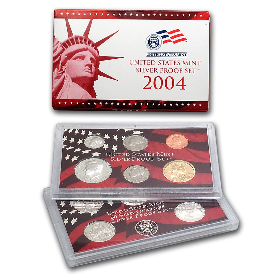 2004-S US Silver Proof Set