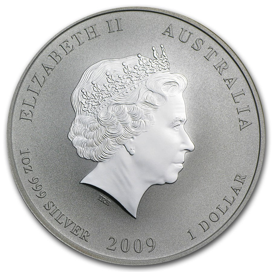 2009 Australia 1 oz Silver Year of the Ox BU (Series II)